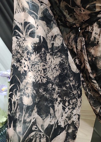 Uzun Bağcıklı Bohem Kadın Kimono - Görsel 12