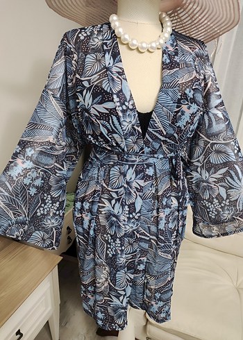 Bohem Tarzı Midi Pareo Şal Desenli tül kumaş - Görsel 10