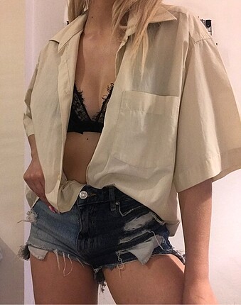 Oversize vintage gömlek