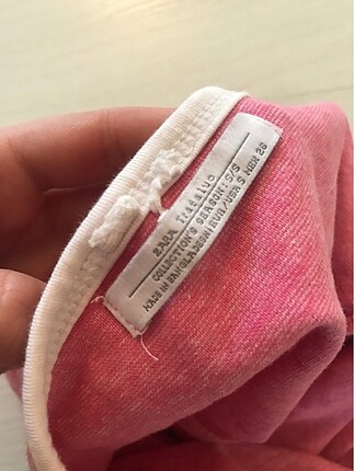 xs Beden Bağcıklı zara üst