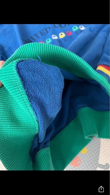 m Beden lacivert Renk Benetton sweat