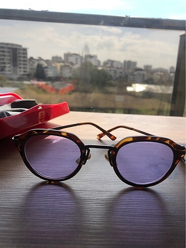 Accessorize Leopar mor güneş gözlüğü