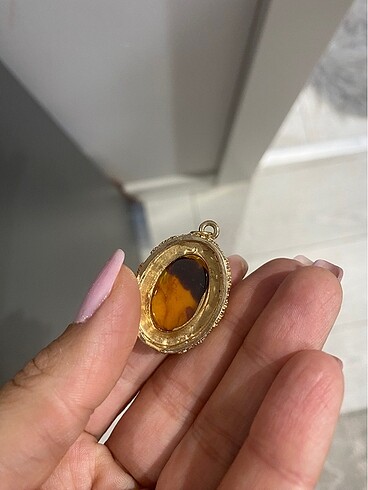 Beden Cameo madalyon diana kolye ucu