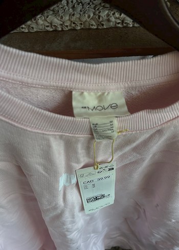 H&M Pastel Pembe Basic Bisiklet Yaka Tisort