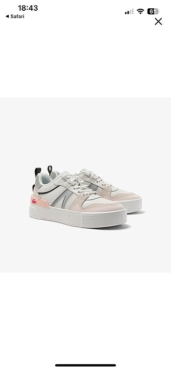 38 Beden Lacoste L002 kadın ayakkabı yeni