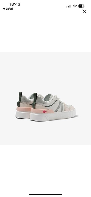 38 Beden beyaz Renk Lacoste L002 kadın ayakkabı yeni