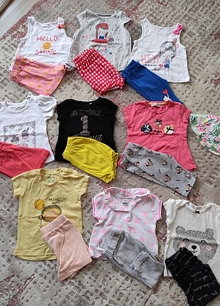 LCW hellobaby yazlık alt üst takım 6 9 aylık