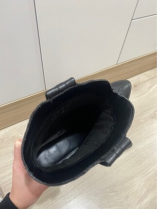 38 Beden siyah Renk Bershka kovboy bot