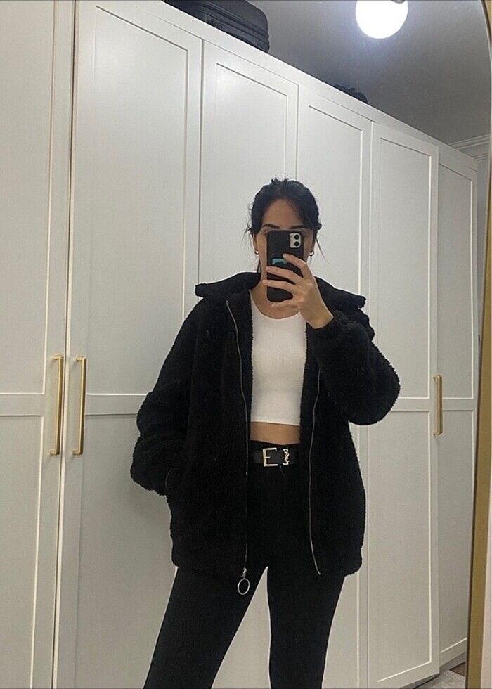 Bershka peluş mont - Görsel 2