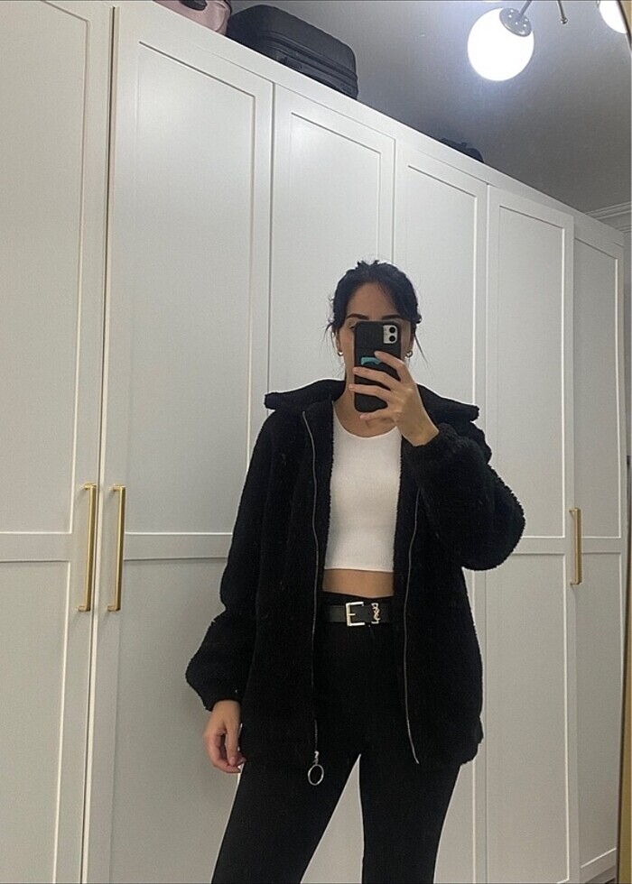 Bershka peluş mont - Görsel 3