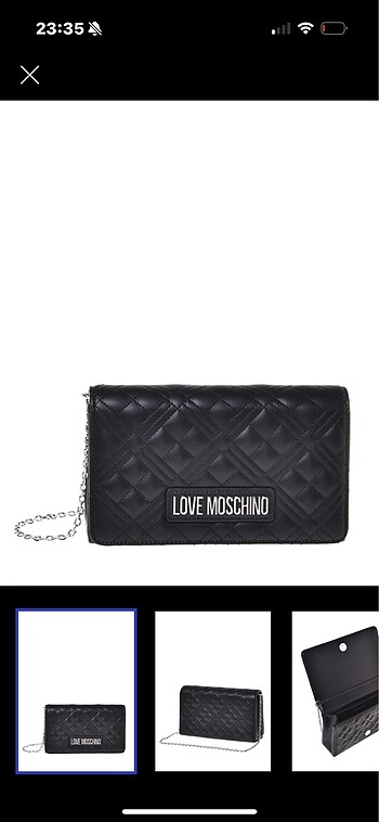 Love moschino siyah çanta