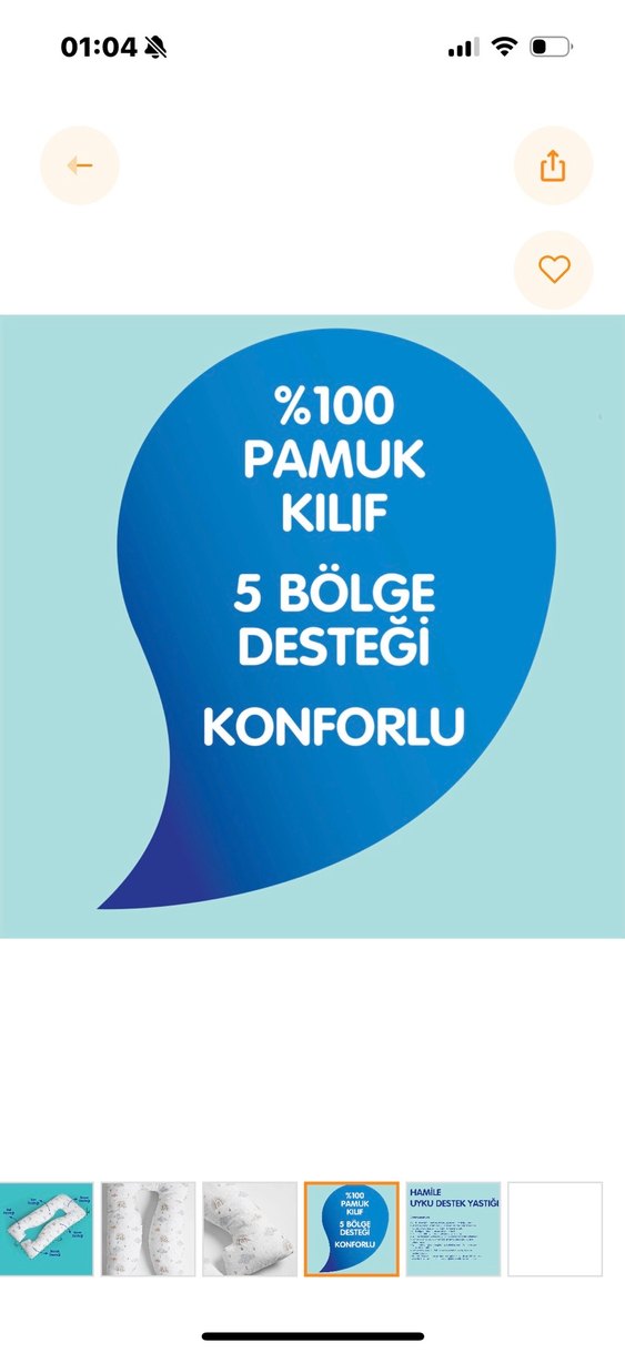 Baskılı Pastel Emzirme ve Hamile Yastığı - Görsel 4