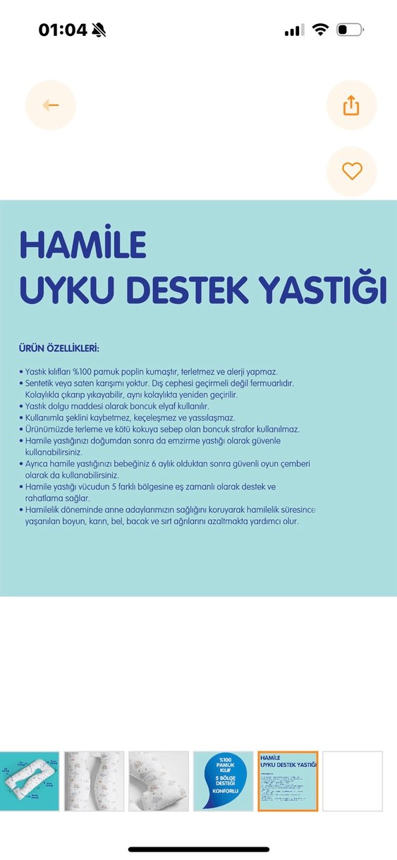 Baskılı Pastel Emzirme ve Hamile Yastığı - Görsel 5