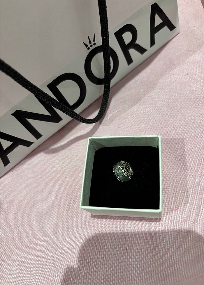 Pandora Buz Mavisi Kar Tanesi Charm - Görsel 3
