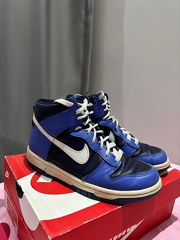 Nike mavi dunk high ayakkabı