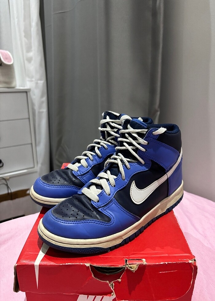 Nike mavi dunk high ayakkabı - Görsel 2