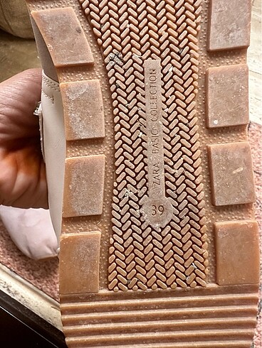 39 Beden ten rengi Renk Zara taşlı spor ayakkabı