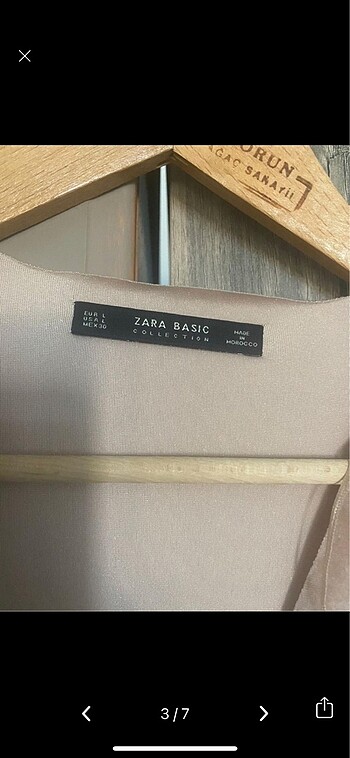 l Beden Zara kadife elbise