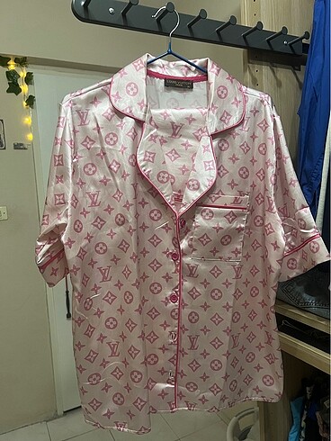 Saten takım pijama