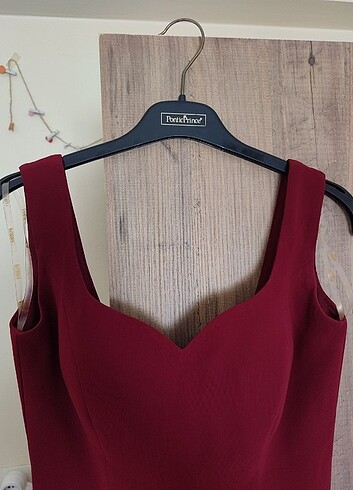 Bordo Abiye  - Görsel 6