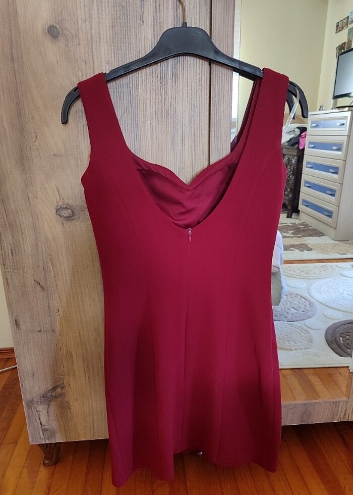 Bordo Abiye  - Görsel 3