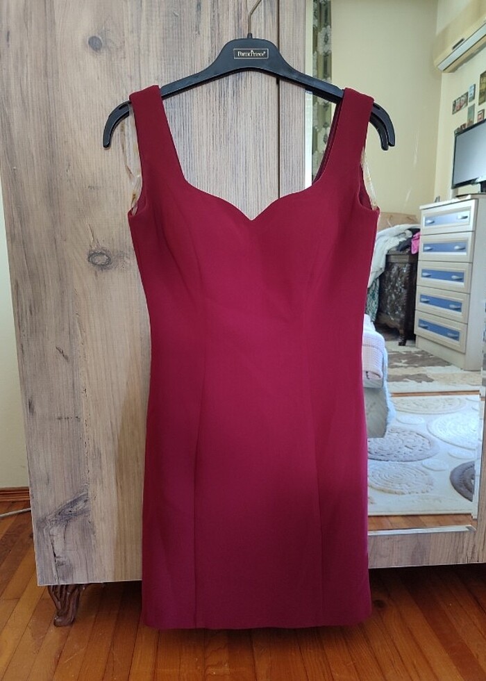 Bordo Abiye  - Görsel 4