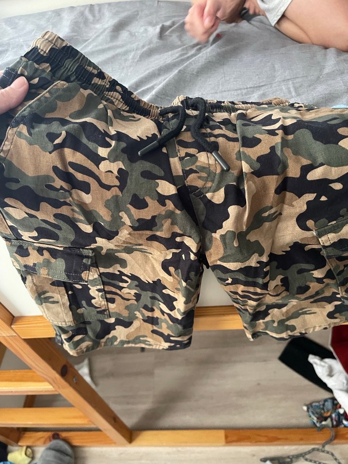 Kahverengi Kamuflaj Erkek çocuk Mini Pantolon - Görsel 2