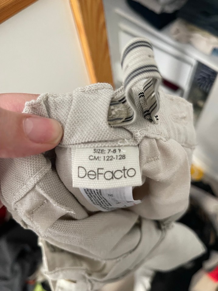 Erkek Çocuk Gri Batik Desenli Pamuk Pantolon - Görsel 2