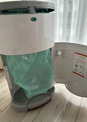 Korbell - Basmalı Bebek Bezi Çöp Kovası - Görsel 2