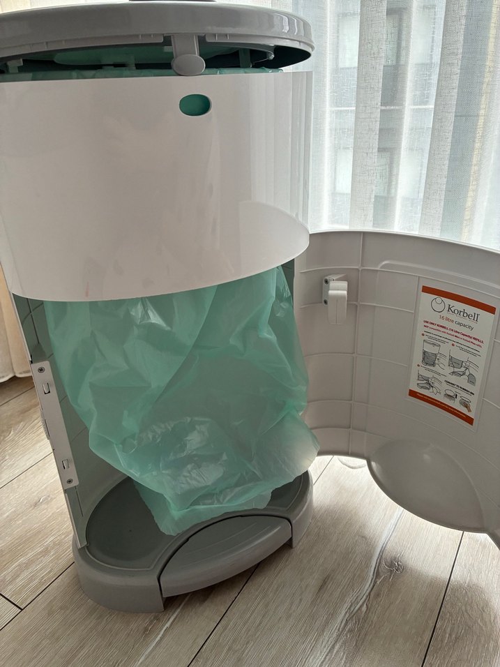 Korbell - Basmalı Bebek Bezi Çöp Kovası - Görsel 2