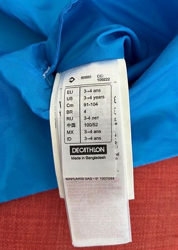 Kapüşonlu Mavi Çocuk Yağmurluk - Görsel 2