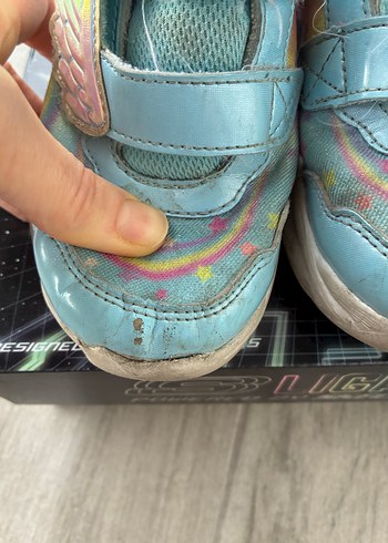 Kız Çocuk Pastel mavi Renk Skechers Spor Ayakkabı - Görsel 3