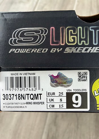 Kız Çocuk Pastel mavi Renk Skechers Spor Ayakkabı - Görsel 6