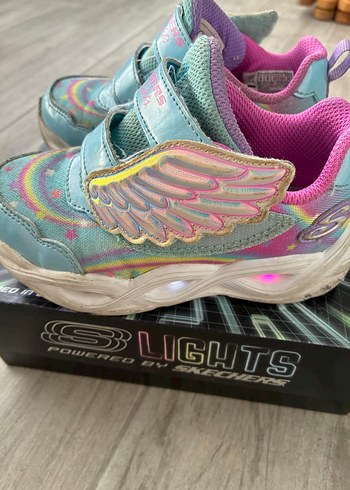 Kız Çocuk Pastel mavi Renk Skechers Spor Ayakkabı - Görsel 2