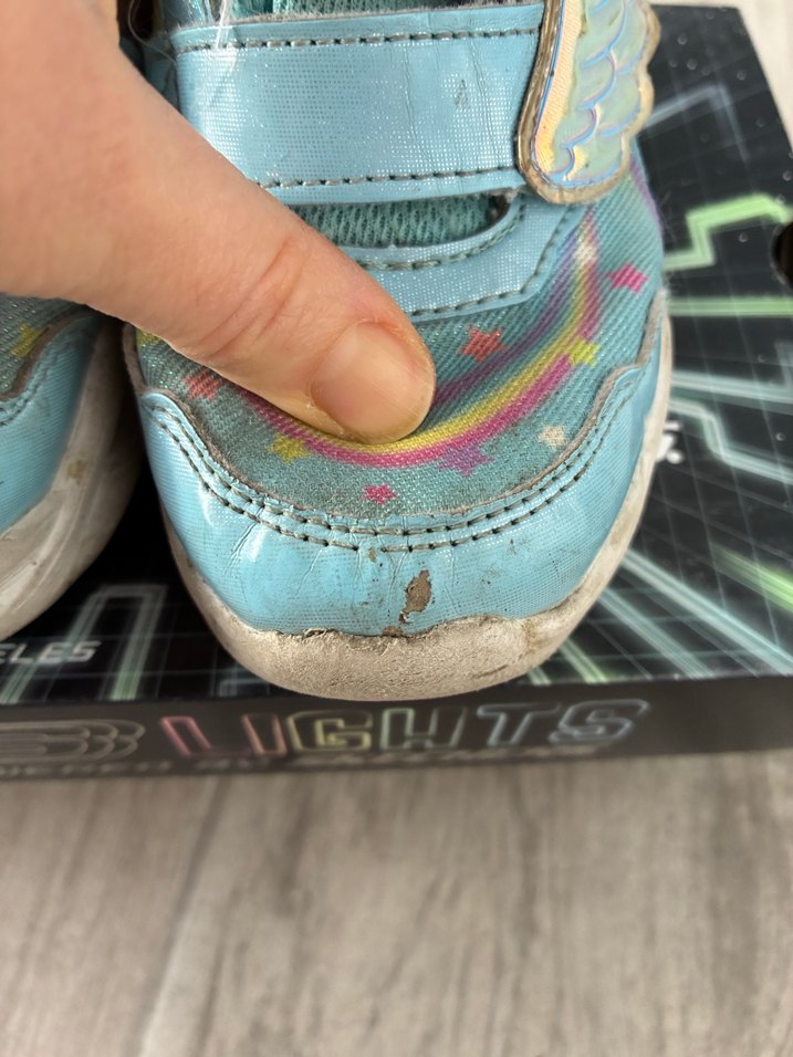 Kız Çocuk Pastel mavi Renk Skechers Spor Ayakkabı - Görsel 4