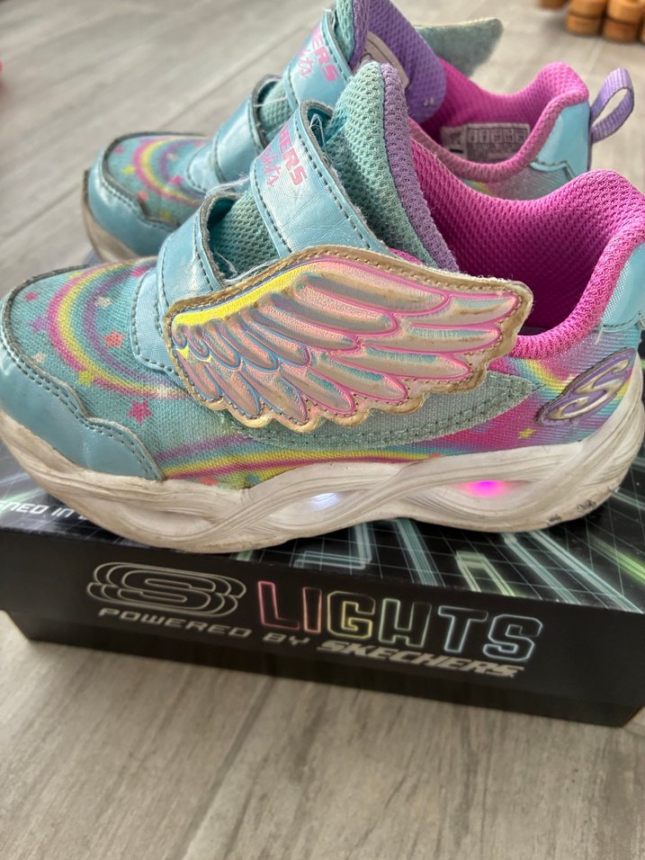 Kız Çocuk Pastel mavi Renk Skechers Spor Ayakkabı - Görsel 2