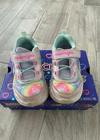 Skechers Renkli Işıklı Kız Çocuk Spor Ayakkabı - Görsel 3