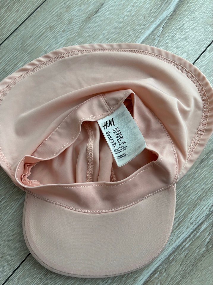 Açık pembe, deniz bebek şapkası - Görsel 2