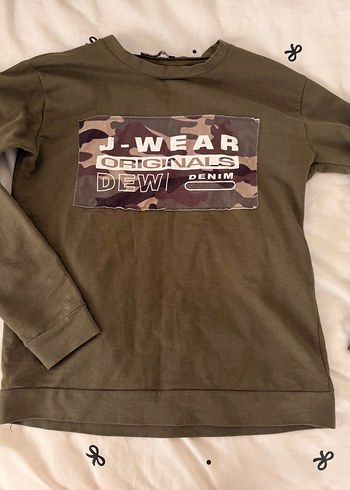 Diğer Haki J Wear Camo Baskili Cocuk Sweatshirt