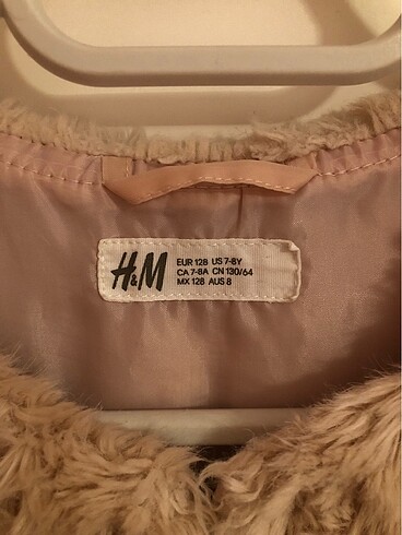 7 Yaş Beden H&M yelek 7-8 yaş