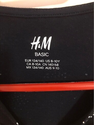 8 Yaş Beden lacivert Renk H&M 8-10 yaş penye elbise