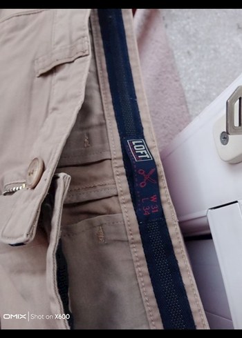 Bej Erkek Regular Fit Kemerli Pantolon - Görsel 3