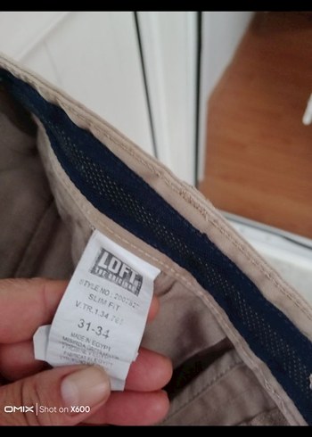 Bej Erkek Regular Fit Kemerli Pantolon - Görsel 4