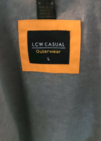 Sarı Fermuarlı Erkek Spor Ceket yağmurluk - Görsel 6