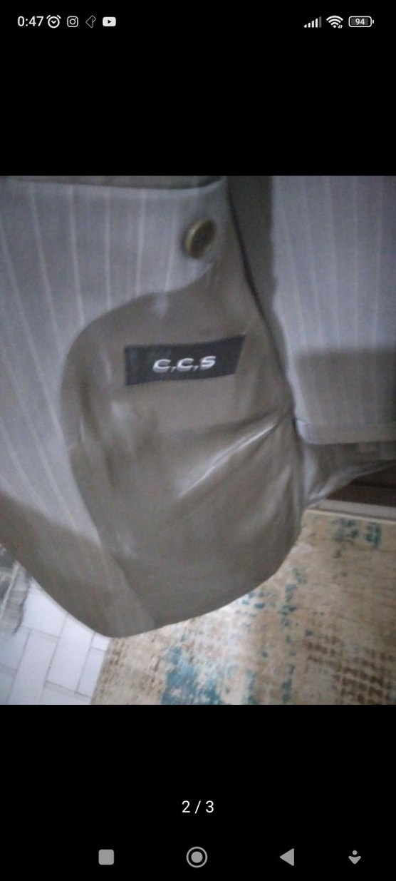 Gri Erkek Klasik Kesim Takım Elbise - Görsel 2