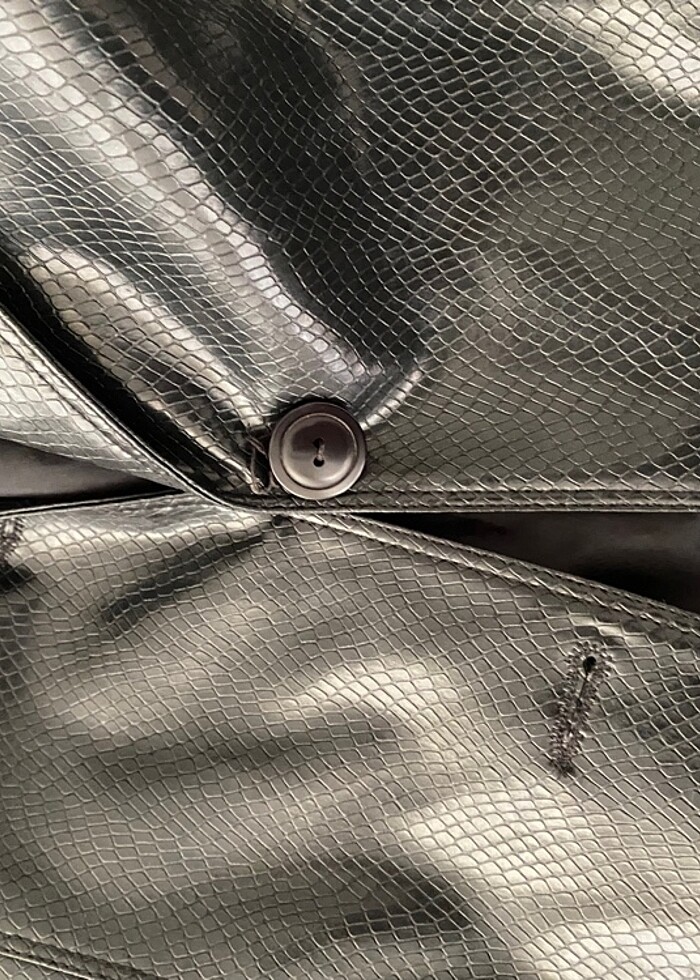 Vintage Yılan  derisi ceket - Görsel 4