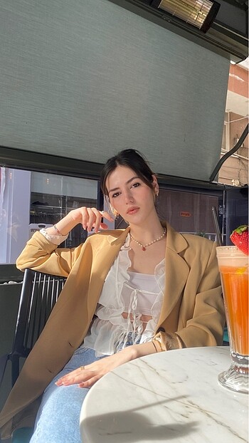 Milla fırfırlı bluz - Görsel 2