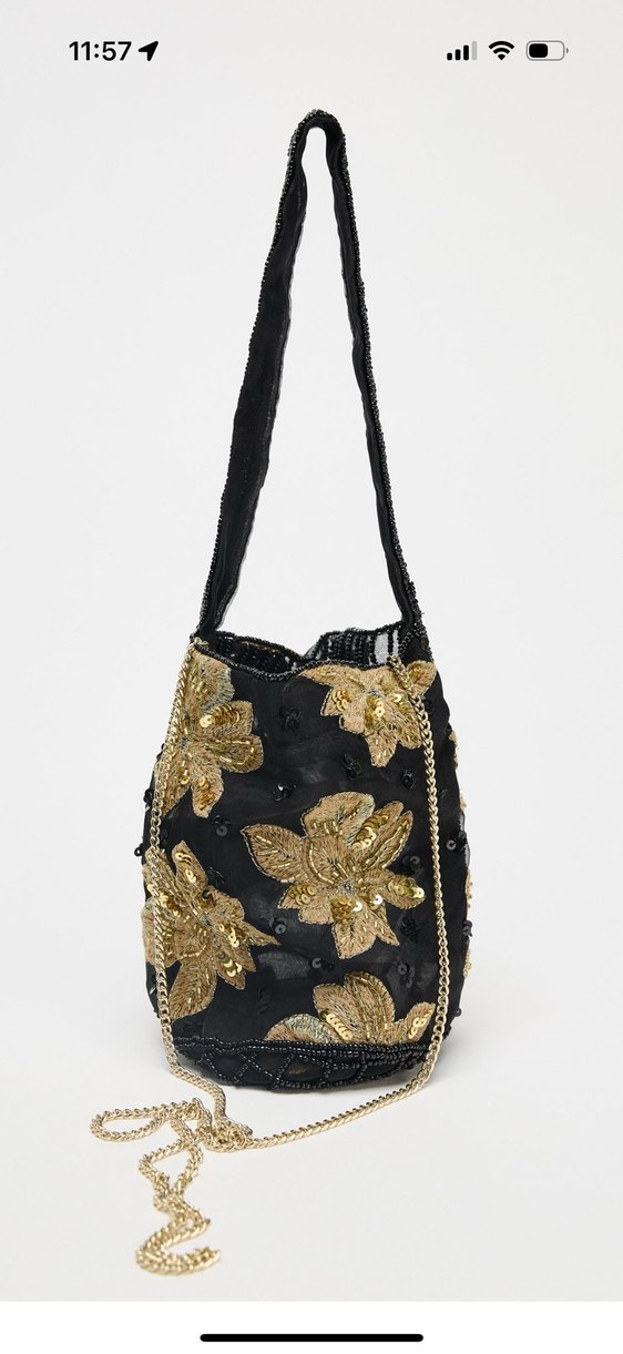 Boncuk İşlemeli Bohem Kadın Çanta - Görsel 2