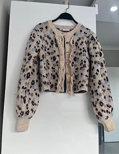 Zara yünlü hırka