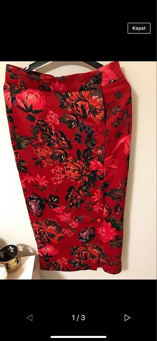 Zara midi boy etek 